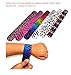 Dazzling Toys Slap Bracelets for Kids Bulk – Kids Snap Bracelets -Halloween Slap Bracelets for Kids – Slap On Bracelets for Kids Party Favors/Carnival/Classroom Prizes – Slap on Wristbands - 100 Pcs