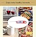 Meat Thermometer Food Thermometer Instant Read Thermometer Cooking Thermometer Grill Thermometer BBQ Thermometer High Accuracy Kitchen Thermometer Digital Thermometer (Red288)