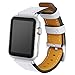 Compatible Apple Watch Band 42mm 38mm,Genuine Leather Replacement Strap iWatch Band for Apple Watch Series 3 Series 2 Series 1 Sport and Edition(white, 42mm)