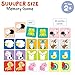 Banana Panda Suuuper Size Memory Matching Kids Game - includes 24 Extra-Large 6” x 6” Cards - Match The Animals or Use as Flashcards - for Toddlers, Boys & Girls, ages 2-4 years