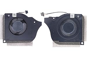 LAOKOEN New Replacement Cooling Fans for Dell G7-7590 G7-7790 G5 5590 G7 7590 7790 P82F G5-5590 Laptop Fan DC 12V 1A FM0C DFSCK221051821 FM0B DFSCK221151811 (4-Pin 4-Wire),(Not Fit for G5-5590 5V 0.5A Fan)