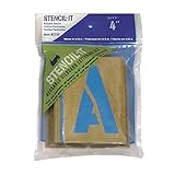 DURO 3330 Oil Board Lettering Stencil Set