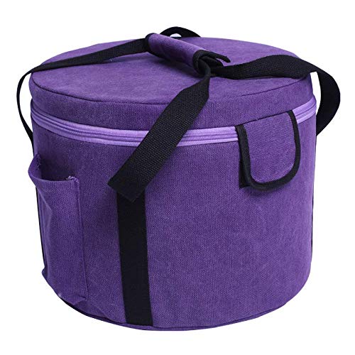Purple Colored Canvas Carrier for Crystal Singing Bowl 12