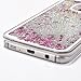 Galaxy S7 Edge Case, Pansonite 3D Creative Design Flowing Liquid Shiny Bling Sparkle Stars Glitter Star Transparent Quicksand Hard Case Cover for Samsung Galaxy S7 Edge (Silver)