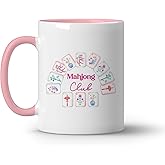 ShowDraven Mahjong Gifts Cups, Mahjong Gifts for Women Lovers 11 Oz