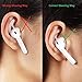 Beam Electronics Ear Hooks Covers Accessories Tips Compatible in Apple AirPods EarPods Headphones/Earphones/ Earbuds [Secure Fit, Anti-Slip Guaranteed] [Built Adventure] (4 Pairs) (Clear)