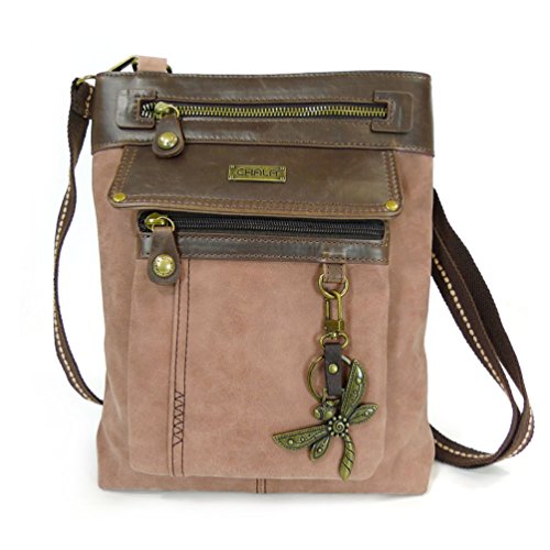 Chala Dragonfly Gemini Xbody Bag, Dusty Rose