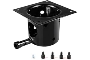 JIN BETTER GRILL PARTS Heavy Black Enamel Fire Pot Kit Replacement Parts for Traeger and Pit boss and Camp Chef Pellet Grill