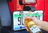 INL Bottle Opener Rear License Plate Mounted Accessory fits Jeep Wrangler JK ,TJ Models,Ford Raptor(F-150),M5/M6 Screws Suitable for most cars