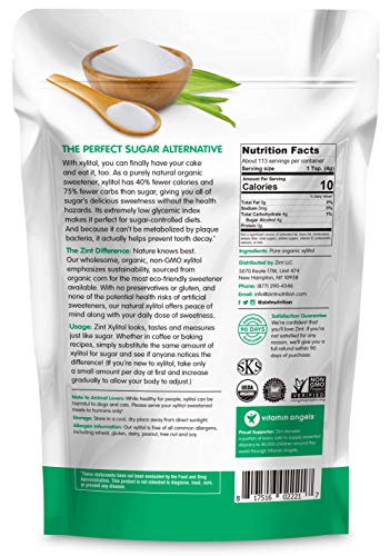 Zint-Organic-Xylitol-Sweetener-16-oz-USDA-Certified-Natural-Sugar-Free-Substitute-Non-GMO-Low-Glycemic-Index-Measures-Tastes-Like-Sugar