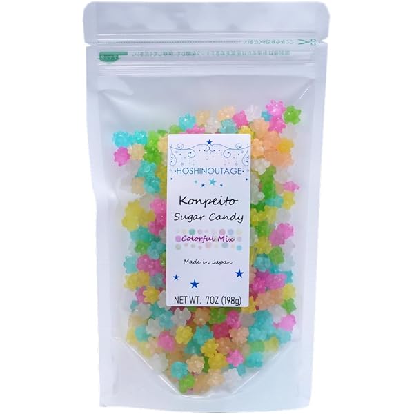 Amazon.com : HOSHINOUTAGE Konpeito Japanese Star Sugar Candy