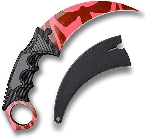 Karambit Slaughter Tactical Knife | CS GO Fade Knife | Hunting Knife | Fishing Knife | Camping Knife | Personal Defense | Collectible Knife | Pre-Sharpened