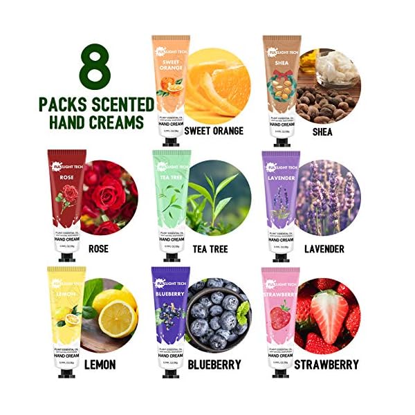 Hand-Cream-Gift-SetwFoot-Cream-Lip-Balm10-Packs-Christmas-for-Very-Dry-Hands-CareXmas-Birthday-Valentines-Mothers-Day-Gifts-Ideas-for-Women-Men-Mum-Her-Ladies-Grandma-Girls-Wife-Girlfriend Hand Cream Gift Set,w/Foot Cream & Lip Balm,10 Packs Christmas for Very Dry Hands Care,Xmas Birthday Valentines Mothers…