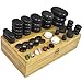 Sivan HEALTH and FITNESS Basalt Lava Hot Stone Massage, 60 Piece Kit *New and Improved Packaging*
