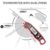 NIXIUKOL-Meat-Thermometer-Digital-Cooking-Thermometer-with-Instant-Read-2-Probe-Large-LCD-Screen-Temperature-Alarm-Magnet-Food-Thermometer-Perfect-for-Kitchen-Milk-BBQ-Grill-Oven-red NIXIUKOL Meat Thermometer Digital Cooking Thermometer with Instant Read, 2 Probe, Large LCD Screen, Temperature Alarm…