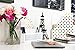 Blu Monaco Wooden Mail Organizer - 2 Tier White Desk Organizer - with Cutout Trellis Design - Rustic Country Letter Sorter - Kitchen Counter Organizer File Folder Holder