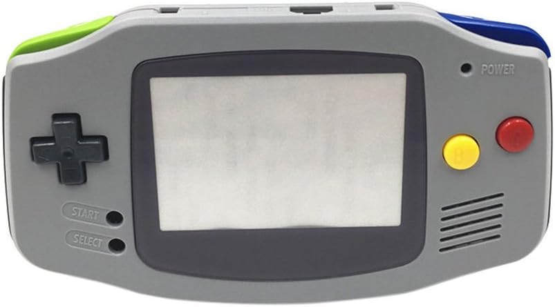 Xinvision Black Replacement Full Housing Shell Case Cover w/Lens for Nintendo Gameboy Advance GBA