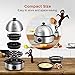 Egg Cooker, HoLife Stainless Steel Egg Boiler Steamer with Auto Shut off, 7 Egg Capacity for Soft, Medium, Hard Boiled Eggs, Omelettes-Silver