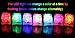12 Pcs [Flashing Submersible LED Lights] Eruner Multi-Color Liquid Sensor Ice Cubes Light LED Glow Light Drinking Wine Wedding Party Decoration (12 Pcs Cube, Multicolor)