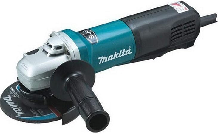 Makita 9565pcv Mini Amoladora 125 Mm 1400w 2800 11500 Rpm Sjs Makpower Sin Bloqueo Amazon Fr Bricolage