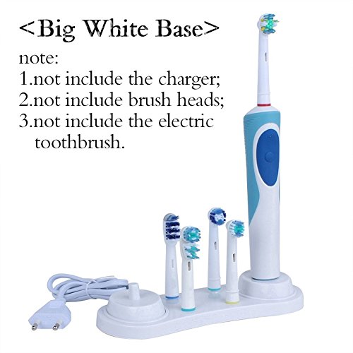 Electric Toothbrush Holder Stander Support Holder Tooth Brush Storage Box For Oral B ( not include toothbursh ) (White)