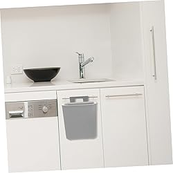 FONDOTIN Wall Mounted Trash Bin Compact Kitchen