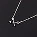 Zealmer CYBERNY Graduation Gift Best Friends Cross Arrow Pendant Necklace for Women with Inspirational Card Silver