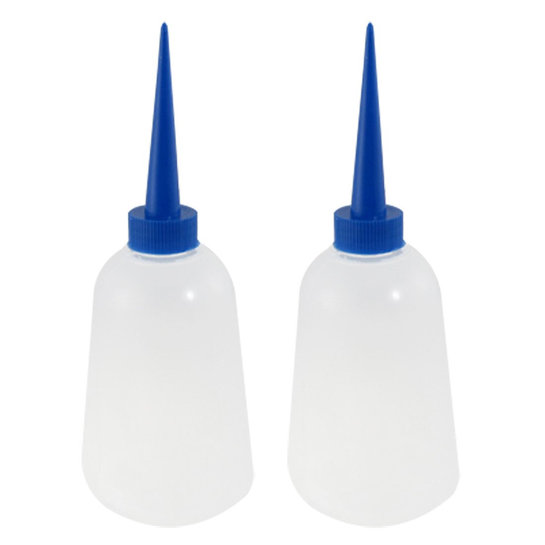 Sourcingmap 2 Pcs 250ML Plastic Alcohol Chemical Reagent Dispenser Bottle