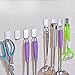 Stainless Steel Adhesive Hook Metal Heavy Duty Rustproof for Hanging Waterproof Single Coat Robe Towel Hook Hanger Storage Organizer for Bathroom Toilet Kitchen, 16 PCS