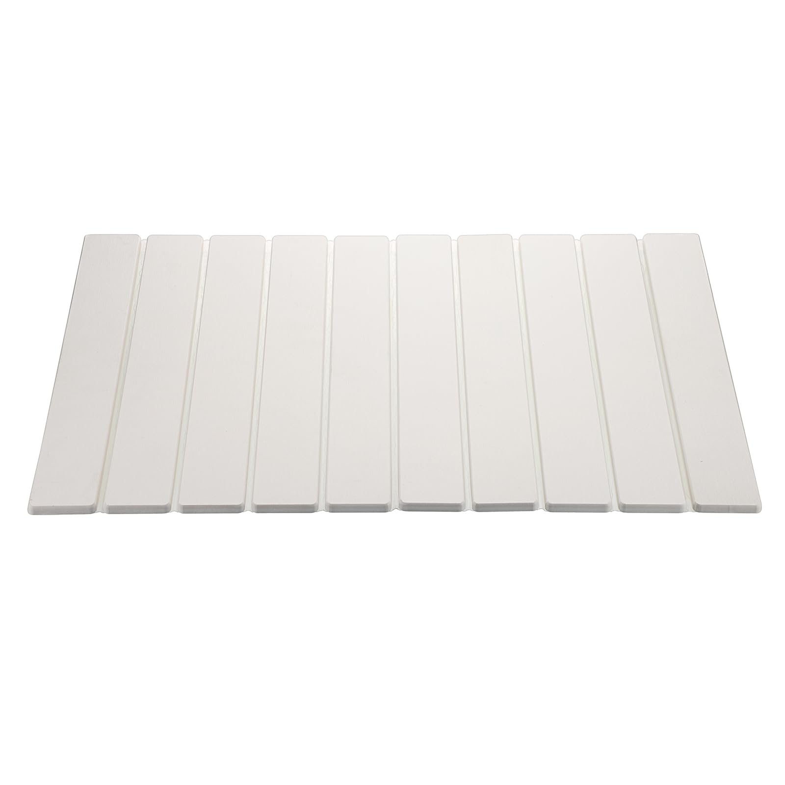 SUMTree Multi-Piece Combination Diatomite Stone Bath Mats, Non-slip washable Modern Mats for Bathroom, Kitchen, Laundry Room, 58 * 39 * 0.8cm (White)