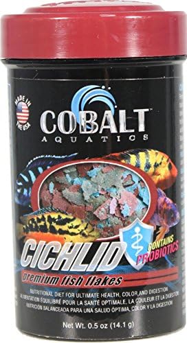 Cobalt International 014156 .5 oz 1 Piece Premium Cichlid Flakes