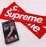 2 Pack Arm Sleeve, Supreme Outdoor Sports Bike Cycling Compression Armband for Basketball Football Shooting Arms Protector Breathable Lycra UV Protection Arm Sleeve Hypebeast Red Black (Red, L/XL)