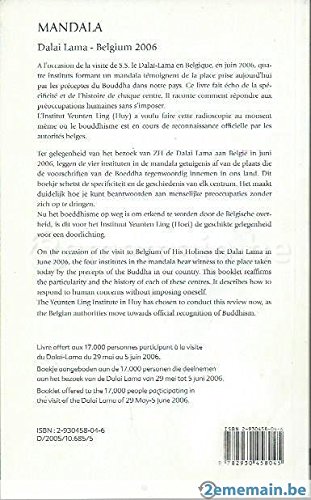Mandala Dalai Lama Belgium 2006 Amazoncouk Halévy Dona - 