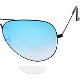 TRIFUTORO High Magnification Power Stick On Bifocal Lenses Reader Adhesive Sticker Reading Sunglasses Glasses Reusable