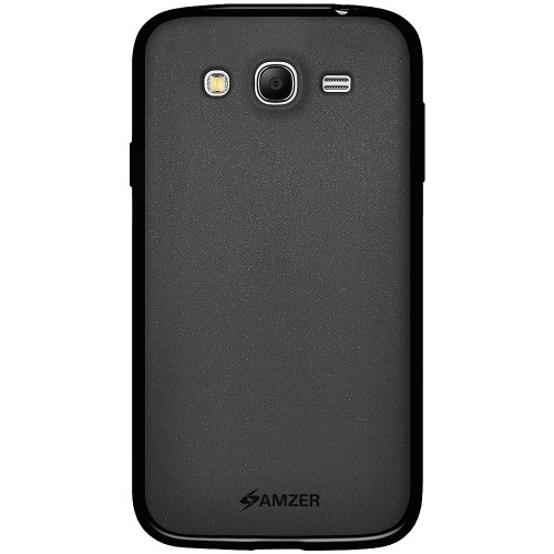 Amzer Pudding Soft Gel TPU Skin Fit Case Cover for Samsung GALAXY Grand Neo GT-I9062 - Retail Packaging - Black