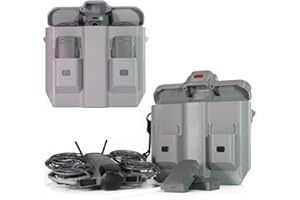 Storage Box for DJI Neo 2, Hard Protective Case Anti-Pressure Plastic Cover Portable Open Lid Organizer for Neo 2 Drone, Ante