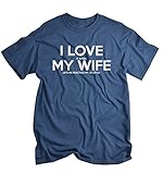 I LOVE it when MY WIFE Lets Me Practice My Jiu Jitsu T-Shirt XL Blue Dusk