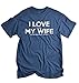 I LOVE it when MY WIFE Lets Me Practice My Jiu Jitsu T-Shirt XL Blue Dusk