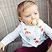 BABY BANDANA DROOL BIBS WITH SNAPS, Unisex 6-Pack Gift Set for Drooling and Teething, 100% Organic Cotton, Soft, Super Absorbent, Hypoallergenic - Baby Shower Gift Set by Wallabuny
