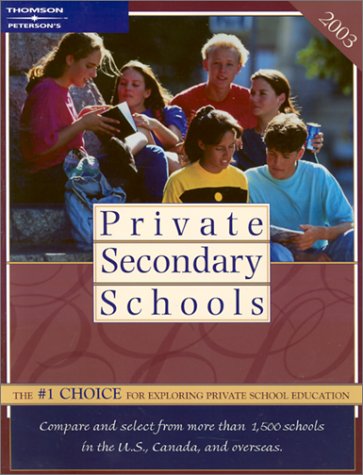 Private Secondary Schools 2002-2003 (Peterson's Private Secondary Schools)