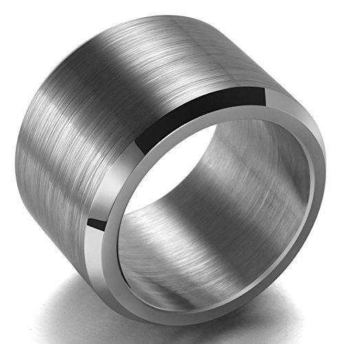 King will basic 15mm wedding band for men tungsten carb…