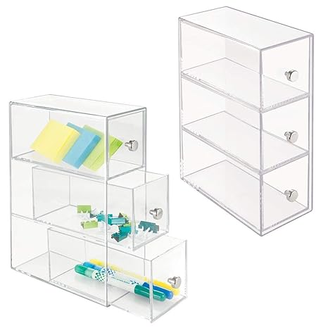 Office Mesh Pen Tray 6 Sections Desk Draw Tidy Storing Paper Clips