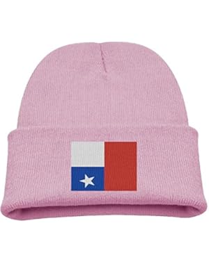 Flag Of Chile Kid's Hats Winter Funny Soft Knit Beanie Cap children Unisex