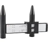 Wheel PCD Gauge, Rim Bolt Pattern Measuring Tool, PCD Ruler, Lug Bolt Pattern Gauge for 4 5 6 8 Holes Sliding Caliper