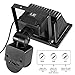SEMK DT-27345 Motion Sensor, Waterproof, High Output 60 LED, Security Outdoor Solar Flood Lights, Daylight White-Solor Powered