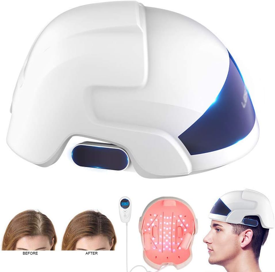 N/A Hair Growth Helmet, Anti Hair Loss Device, Hair Regrow System, 26 Lllt Lasers + 30 Infrared Light Treatment Cap, For Men And Women With Thinning Hair