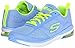 Skechers Sport Women's Air Infinity Fashion Sneaker,Light Blue/Yellow,7 M US