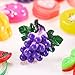Frienda 100 Pieces Slime Charms Slime Beads Mixed Fruit Beads for DIY Crafts Scrapbooking, Assorted Colors and Shapes