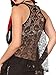 Beautife Women's Skull Print Lace Shirt Patchwork Sleeveless Tank Tops Plus Size