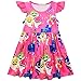CRAZY GOTEND Toddle Girls Nightgown Casual Dress(Hot Pink,2-3 Years)